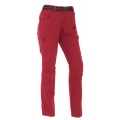 Maul Wall Pants Trail Zipp Off (functional zip-off trousers) long red Women